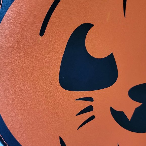 SPOOKSIEBOO Halloween Kawaii Jack-O-Lantern Pumpkin Kitty Crossbody Purse - Picture 7 of 7